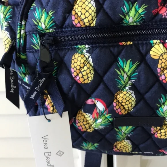 Vera Bradley toucan party pineapple backpack mini - Picture 8 of 9